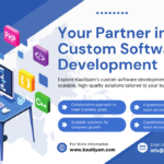 Custom software development services by Kautilyam, offering scalable solutions tailored to meet business goals.
