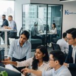 Kautilyam team collaborating on projects, showcasing expertise as a leading IT staff augmentation company for top talent.